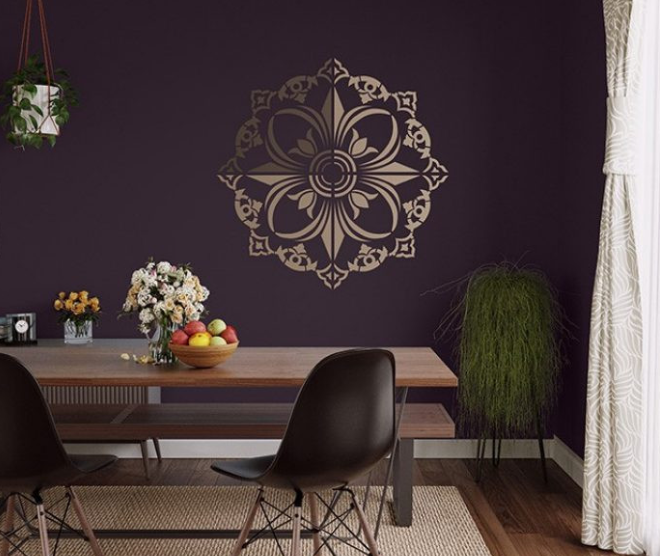 Royal Luxury Emulsion paint applied on interior wall
